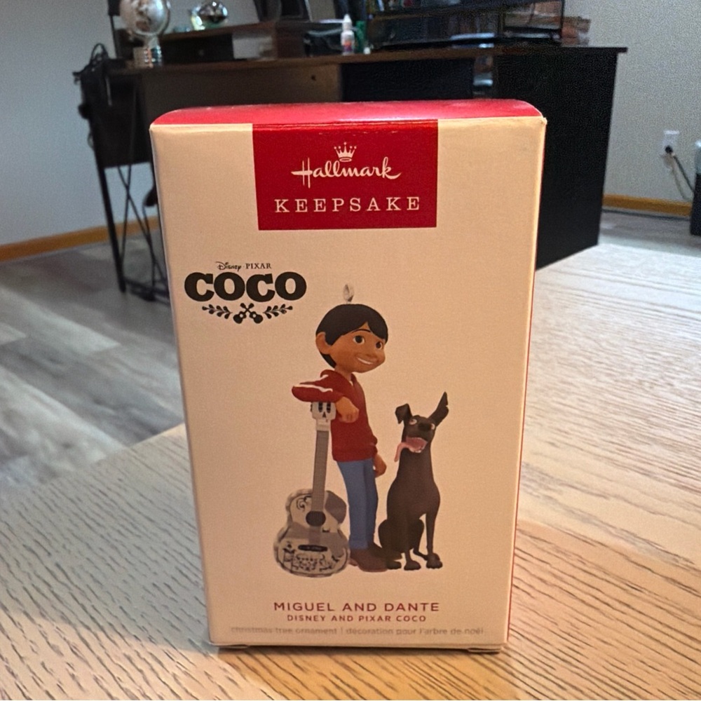 Hallmark DISNEY Ornament COCO Miquel & Dante Figure Pixar Movie 2024 Perfect